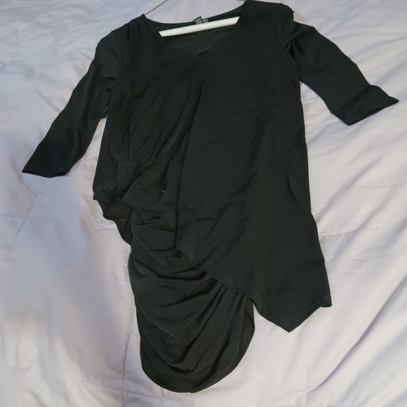 NWOT Black layered dress,size small - Picture 8 of 9